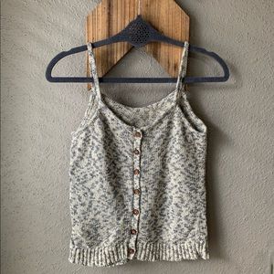 Madewell | Button Back Sweater Tank | Like New